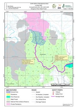 Kangaroo River State Forest Compartments 242, 243, 244 and 245 Harvest, Haul and Roading Plans