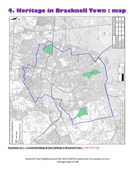 4. Heritage in Bracknell Town : Map