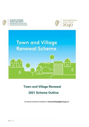 Town and Village Renewal 2021 Scheme Outline