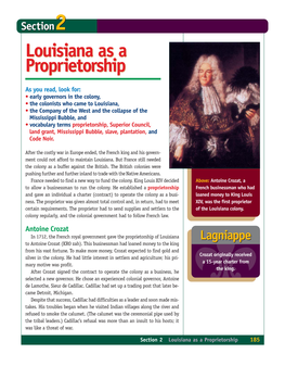 Louisiana As a Proprietorship Louisiana As a Proprietorship