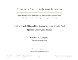 Jewish Philosophical and Psychological Approaches to The