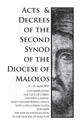 Acts & Decrees of the Second Synod of the Diocese of Malolos
