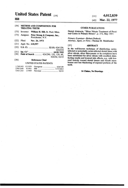 United States Patent to 11 4,012,839 Hill 45 Mar