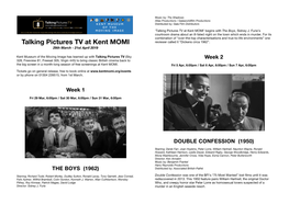 Talking Pictures TV at Kent MOMI Printer-Friendly Final