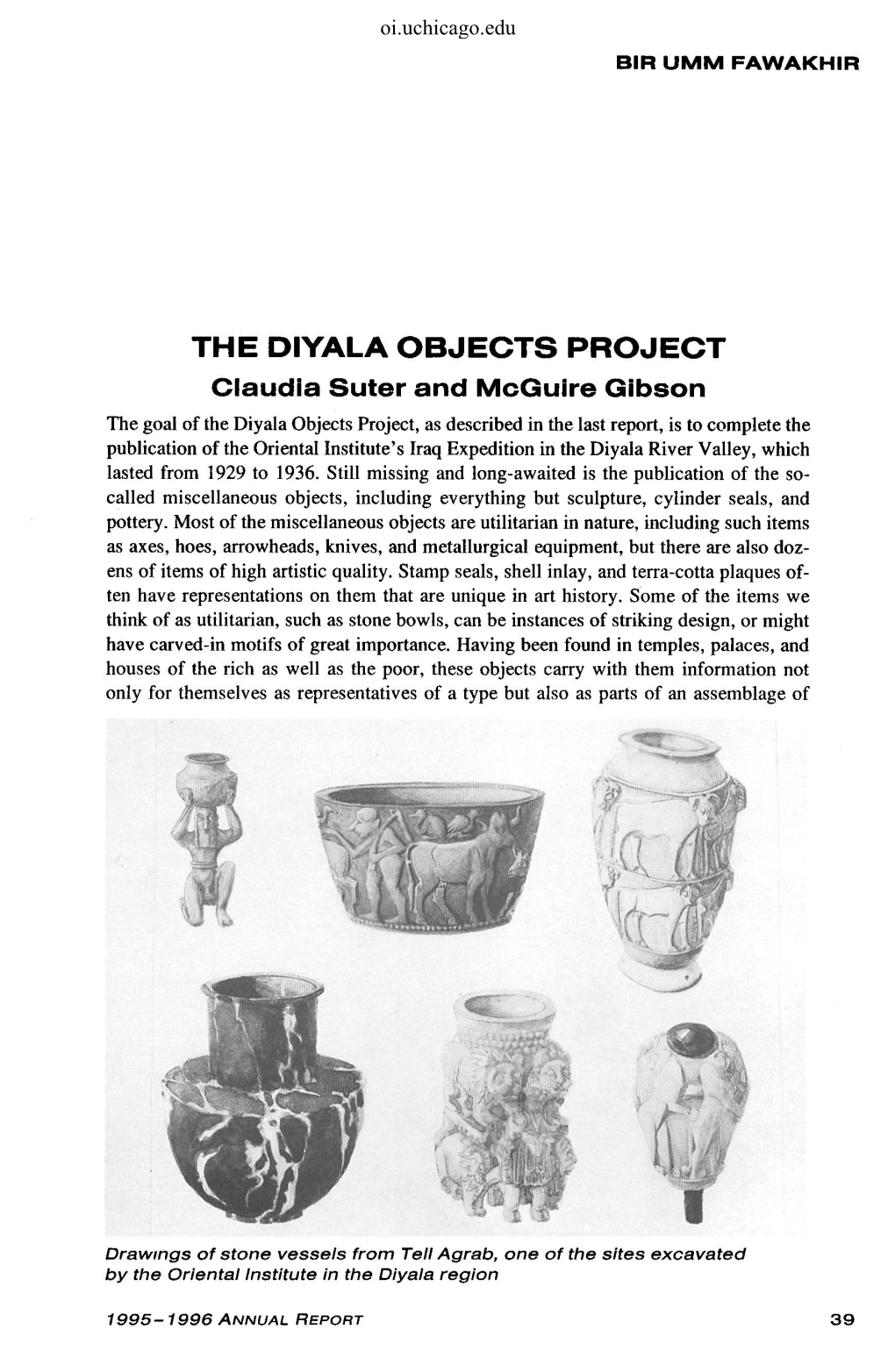 The Diyala Objects Project