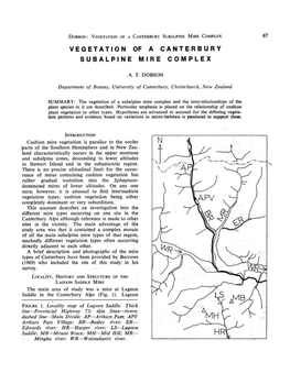 Subalpine Mire Complex 67