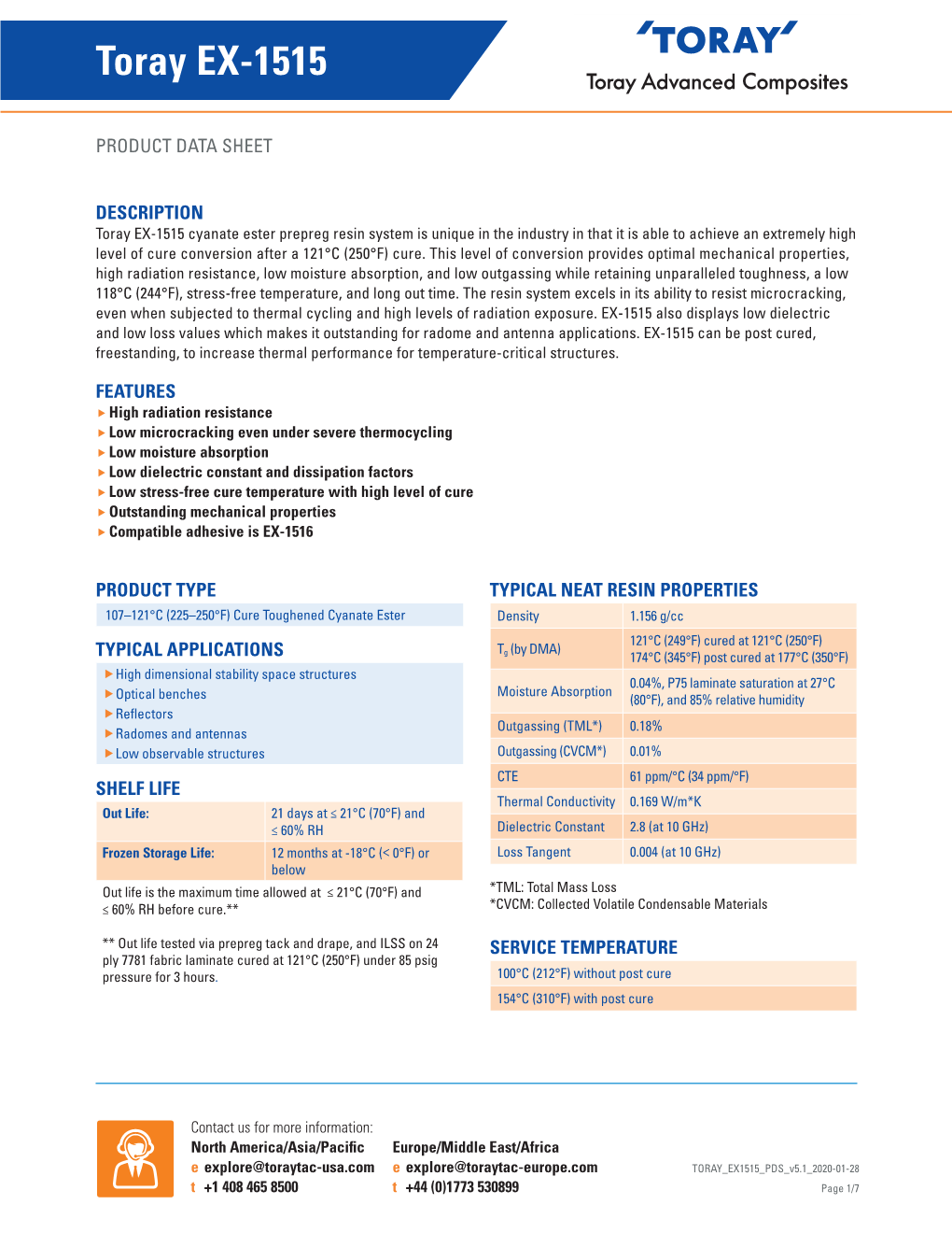 EX-1515 Cyanate Ester Download File