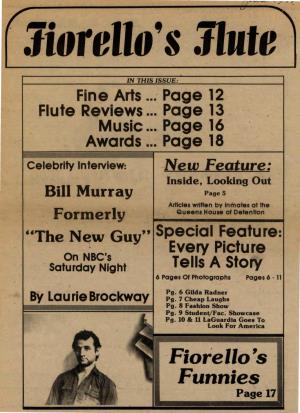 Fiorello's .Funnies Pag~-17 FIORELLO's FLUTE June, 1977 S.F .A