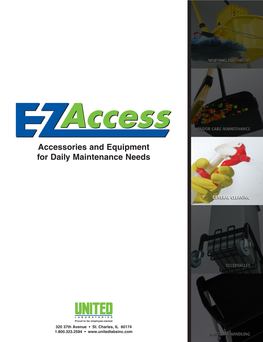 Accessories and Equipment for Daily Maintenance Needs