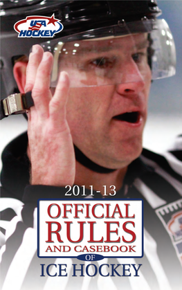 USA Hockey’S Official Playing Rules and Interpretations, Theoretical Situations, Referee Signals and Detailed Rink Diagrams