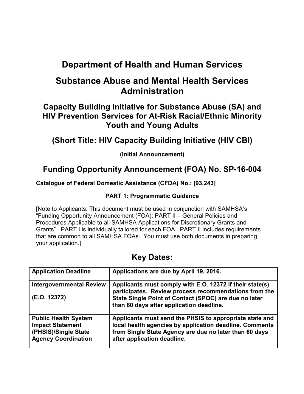 Department of Health and Human Services s15