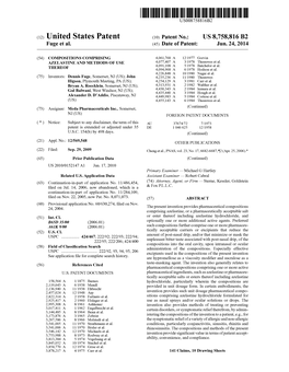 (12) United States Patent (10) Patent No.: US 8,758,816 B2 Fuge Et Al