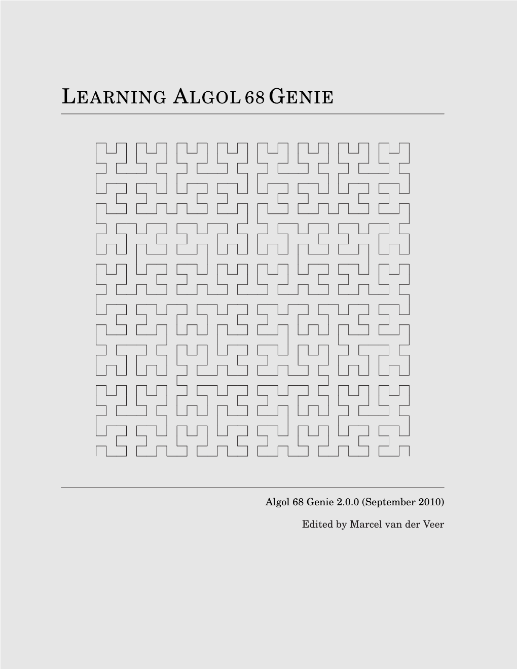 Learning Algol 68 Genie