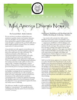 Mid America Dharma News