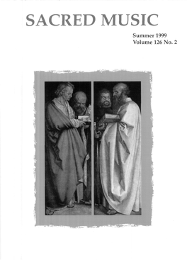 Sacred Music Volume 126 Number 2