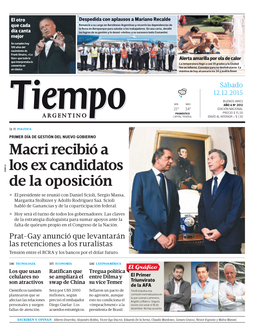 Macri Recibió a Los Ex Candidatos De La Oposición