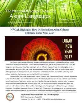 Asian Languages Asian Languages