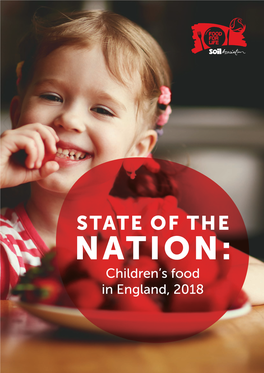 The State of the Nation: Children's Food in England, 2018