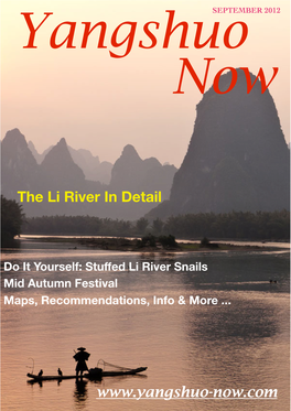 Yangshuo Now Magazine, September 2012