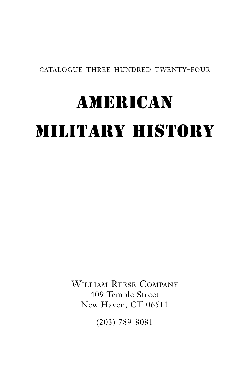 American Military History