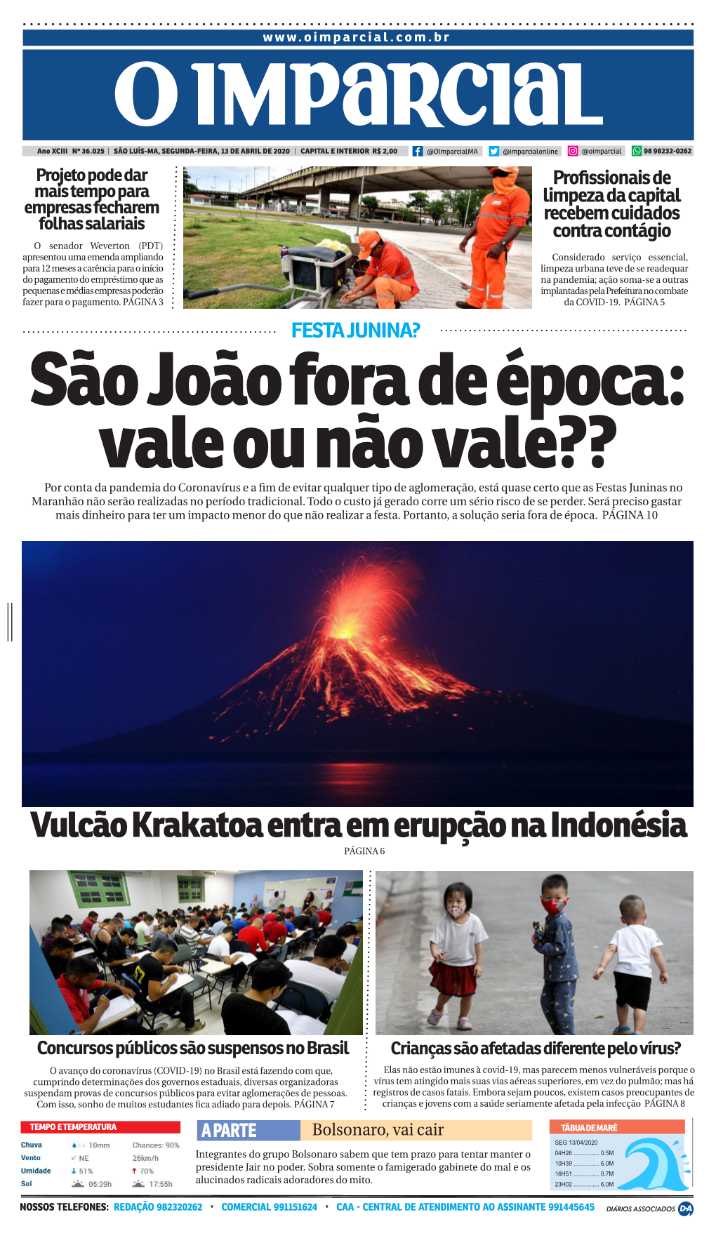 Vulcão Krakatoa Entra Em Erupção Na Indonésia PÁGINA 6