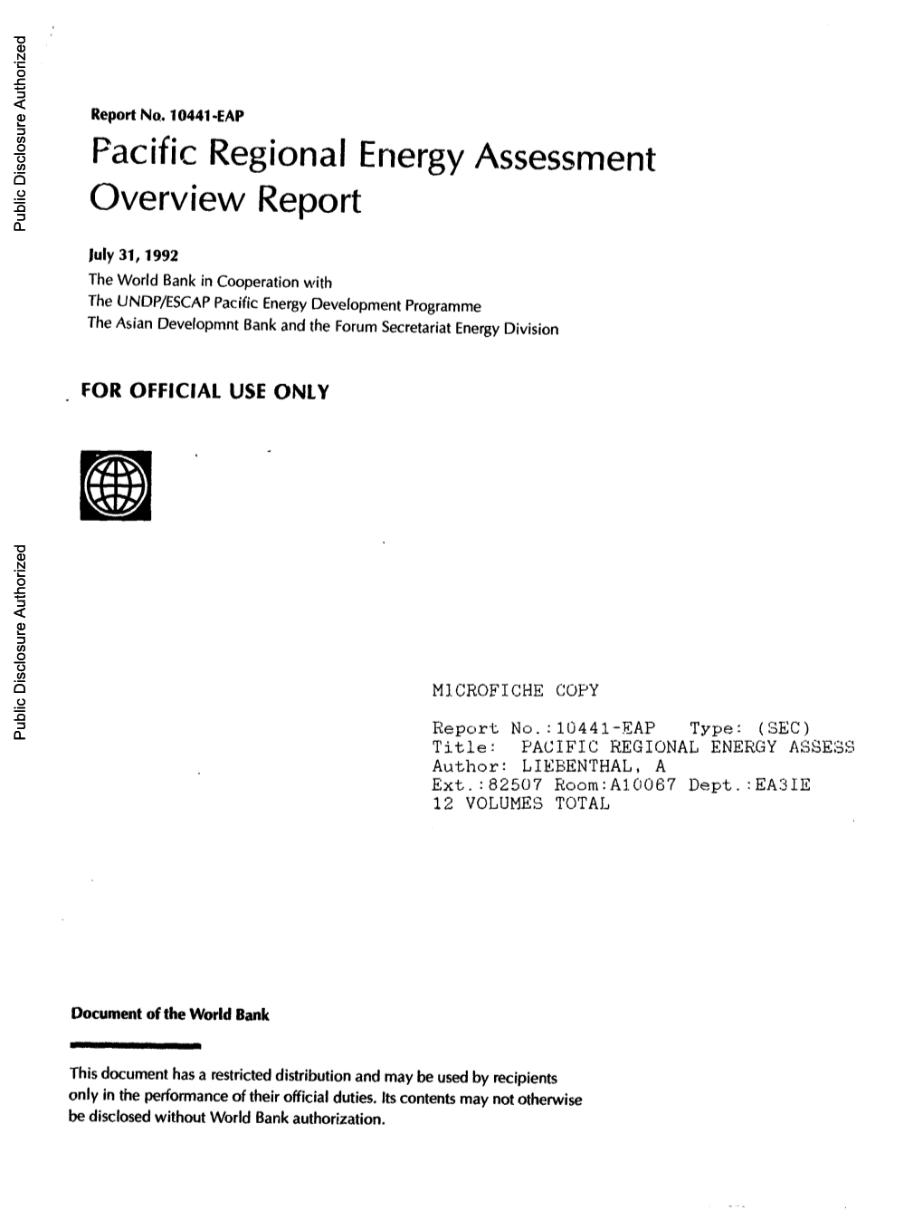 World Bank Document