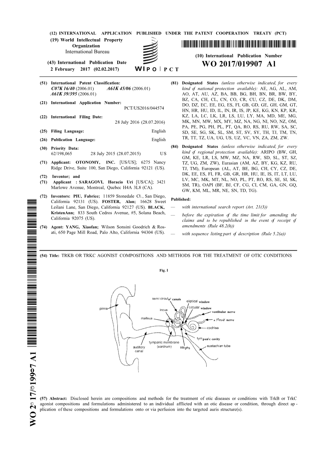 WO 2017/019907 Al O