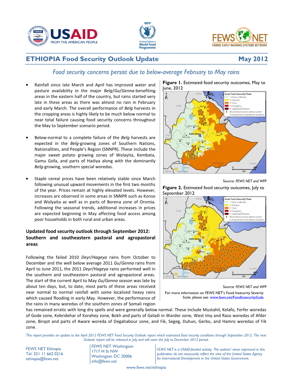 COUNTRY Food Security Update