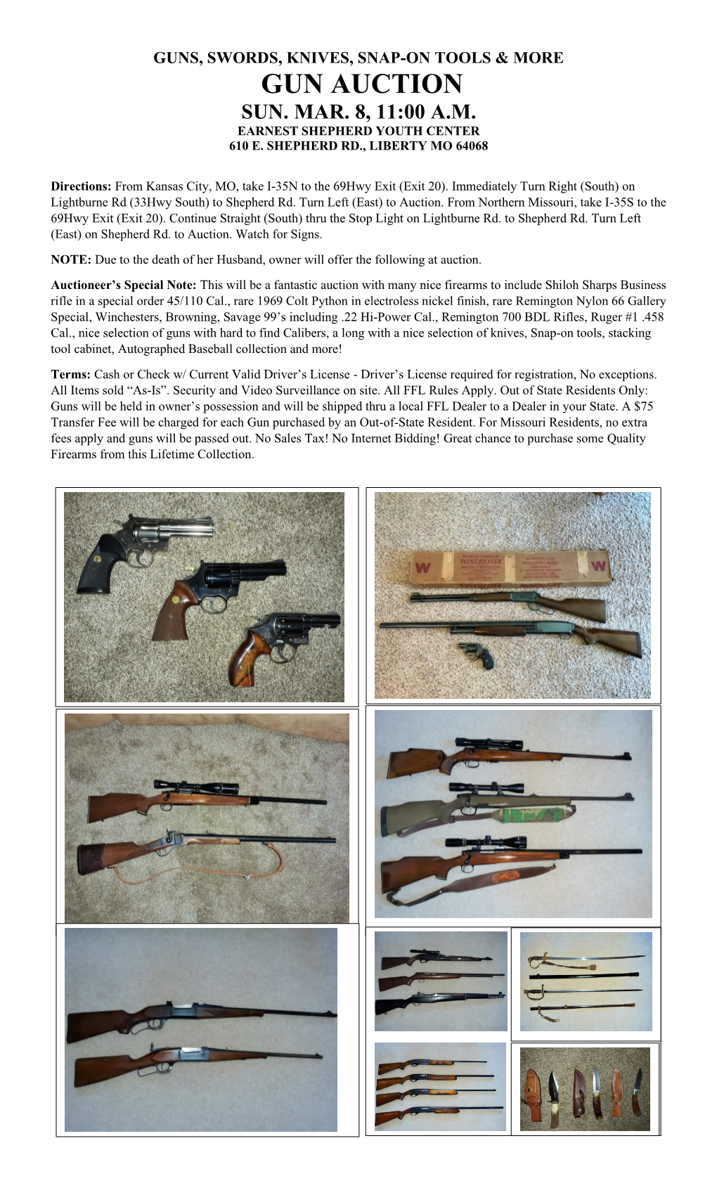 Gun Auction Sun