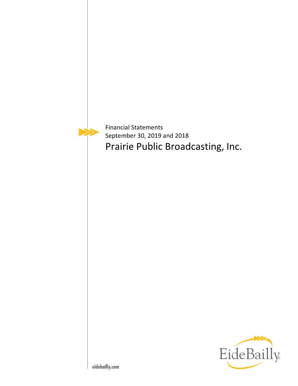 Prairie Public Broadcasting, Inc