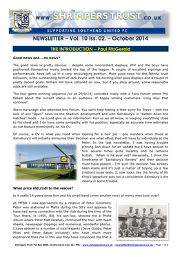 Shrimpers Trust Newsletter Vol 10 Iss 2