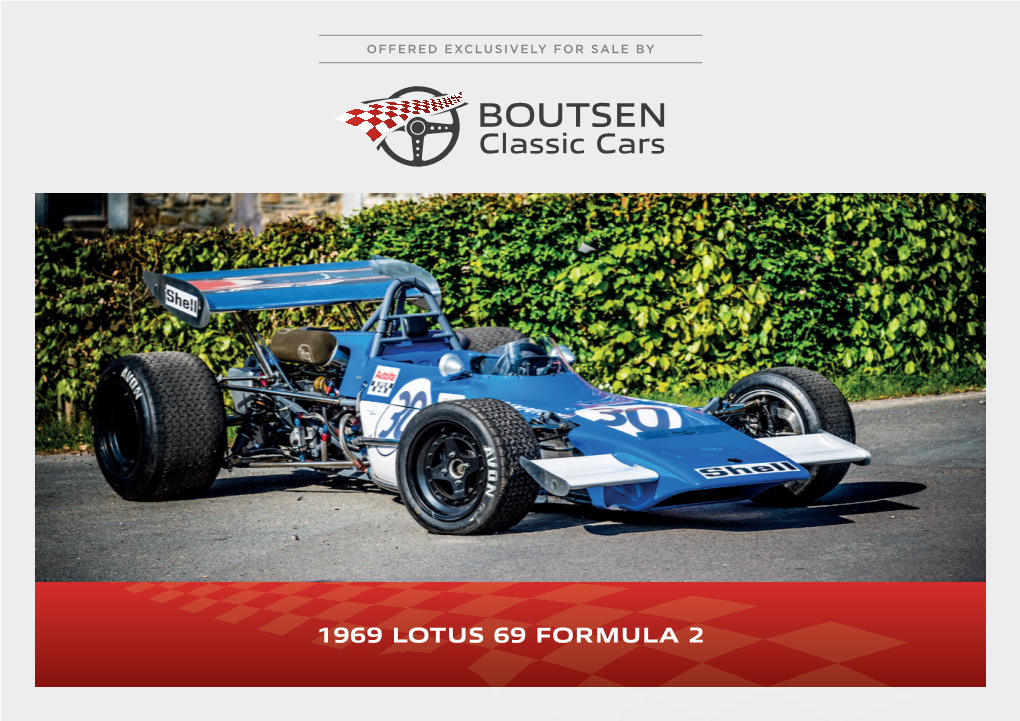 1969 LOTUS 69 FORMULA 2 Current Version