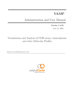 VAMP Administration and User Manual