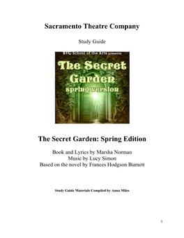 The Secret Garden Study Guide, Macmillan Young Learners Public/EXPLORERS 5 the SECRET GARDEN Teacher Notes.Pdf