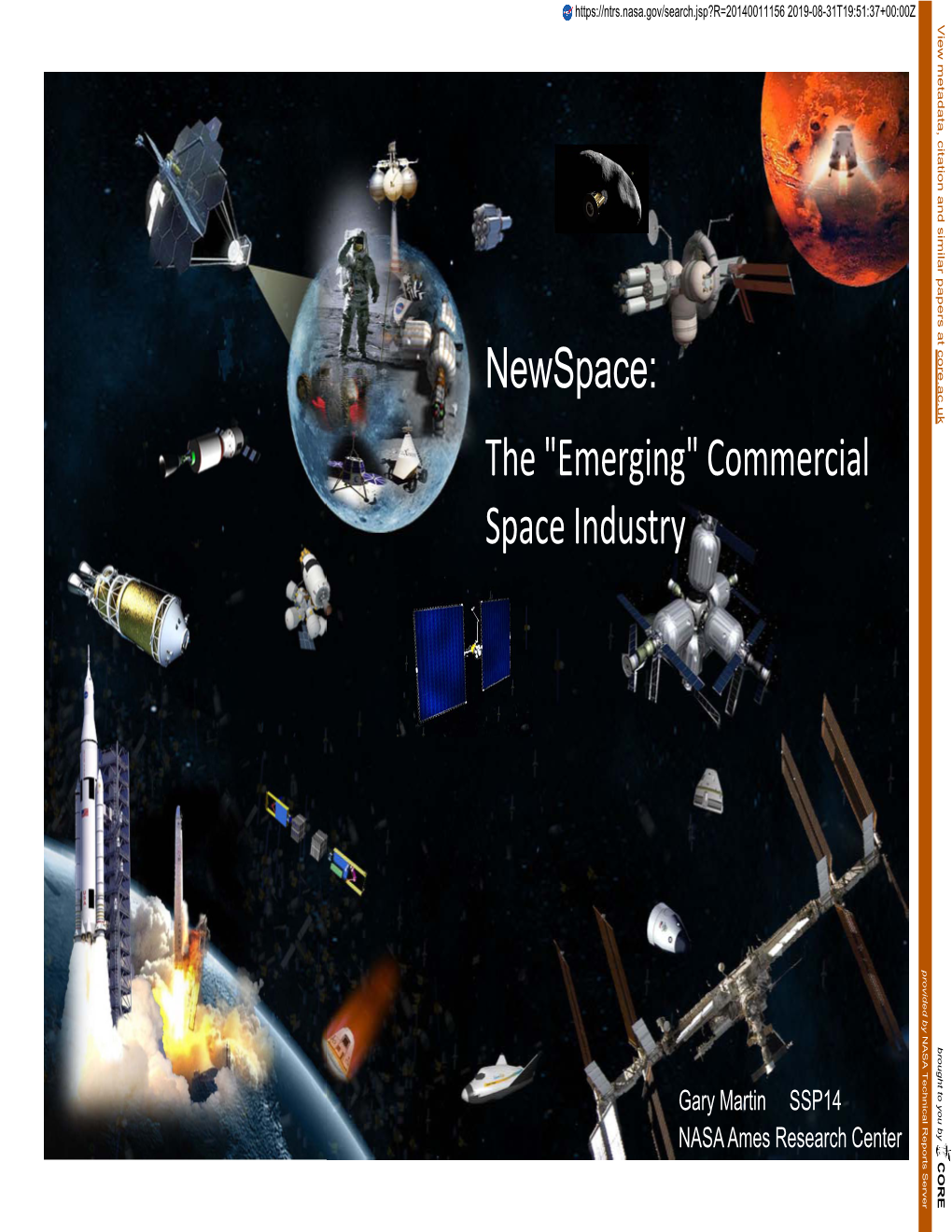 Commercial Space Industry Provided Bynasatechnicalreportsserver Brought Toyouby
