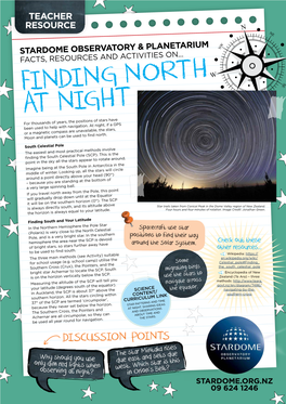 Finding North at Night