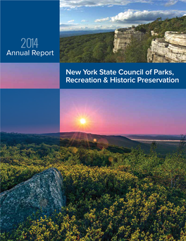 2014 State Council of Parks Annual Report