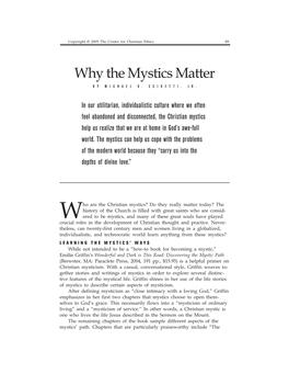 Mystics Matter by MICHAEL D