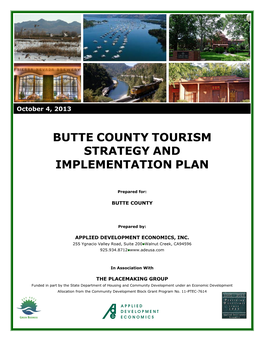 Butte County Tourism Strategy and Implementation Plan