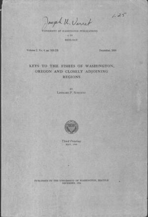 1L,Llj Nwersity of Washington Publications in Biology