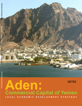 Aden: Capital of Yemen LOCAL ECONOMIC DEVELOPMENT STRATEGY