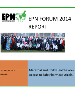 Epn Forum 2014 Report
