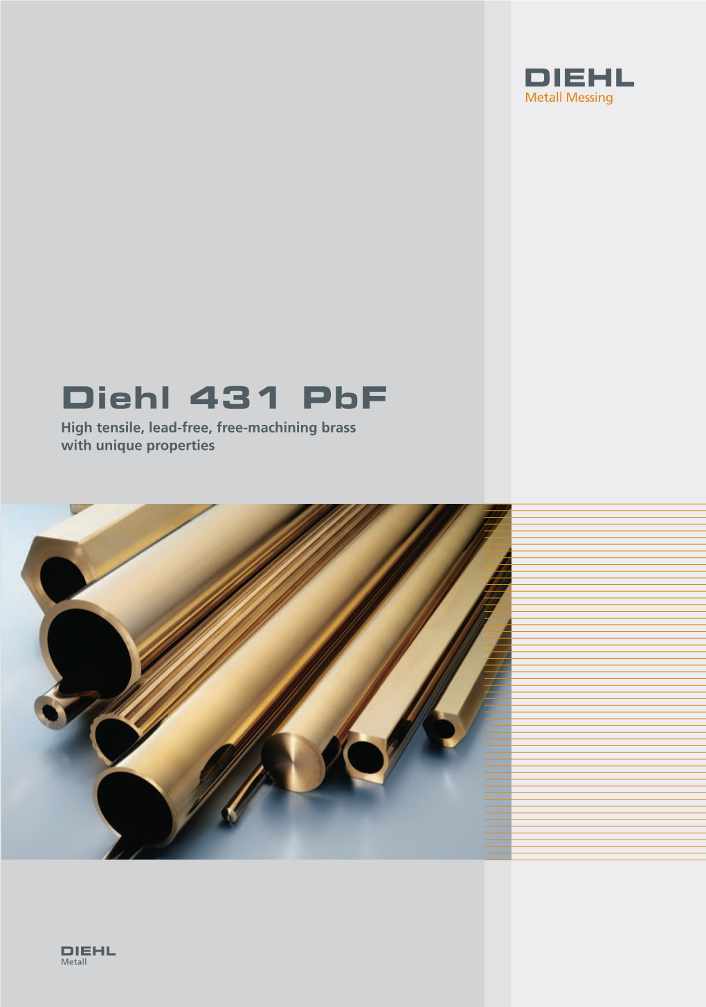 Diehl 431 Pbf High Tensile, Lead-Free, Free-Machining Brass with Unique Properties