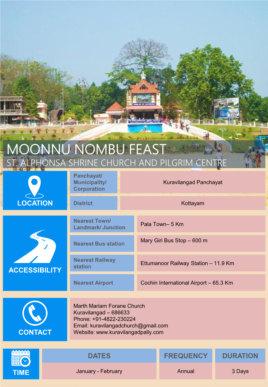 Moonnu Nombu Feast St