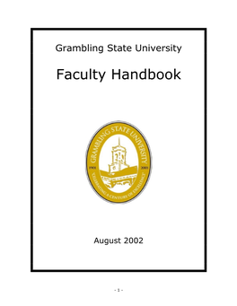 Faculty Handbook 2002