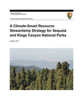 A Climate-Smart Resource Stewardship Strategy for Sequoia and Kings Canyon National Parks