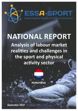 A EUROPEAN SECTOR SKILLS ALLIANCE for SPORT and PHYSICAL ACTIVITY (ESSA-Sport)