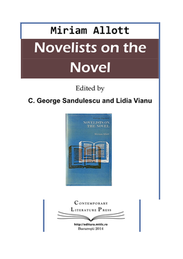 Novelists on the Novel