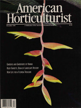 Horticulturist Volume 69, Number 12 December 1990
