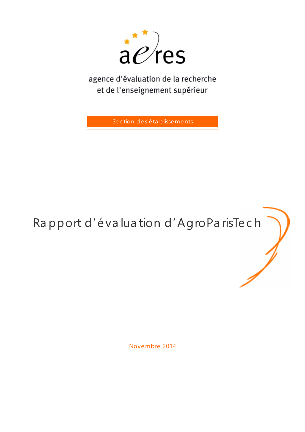 Rapport D'évaluation D'agroparistech